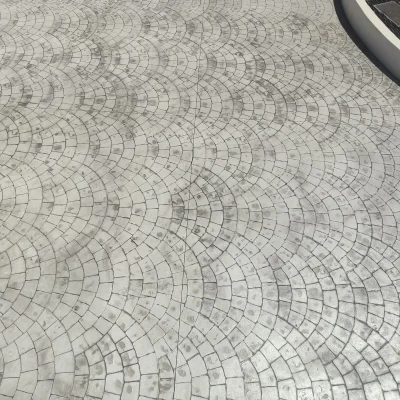 Béton imprimé